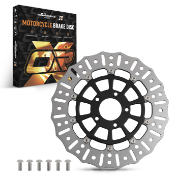 1* Front Disc Rotors Brake Rotor compatible for Harley-Davidson Touring 2008-2019 299mm