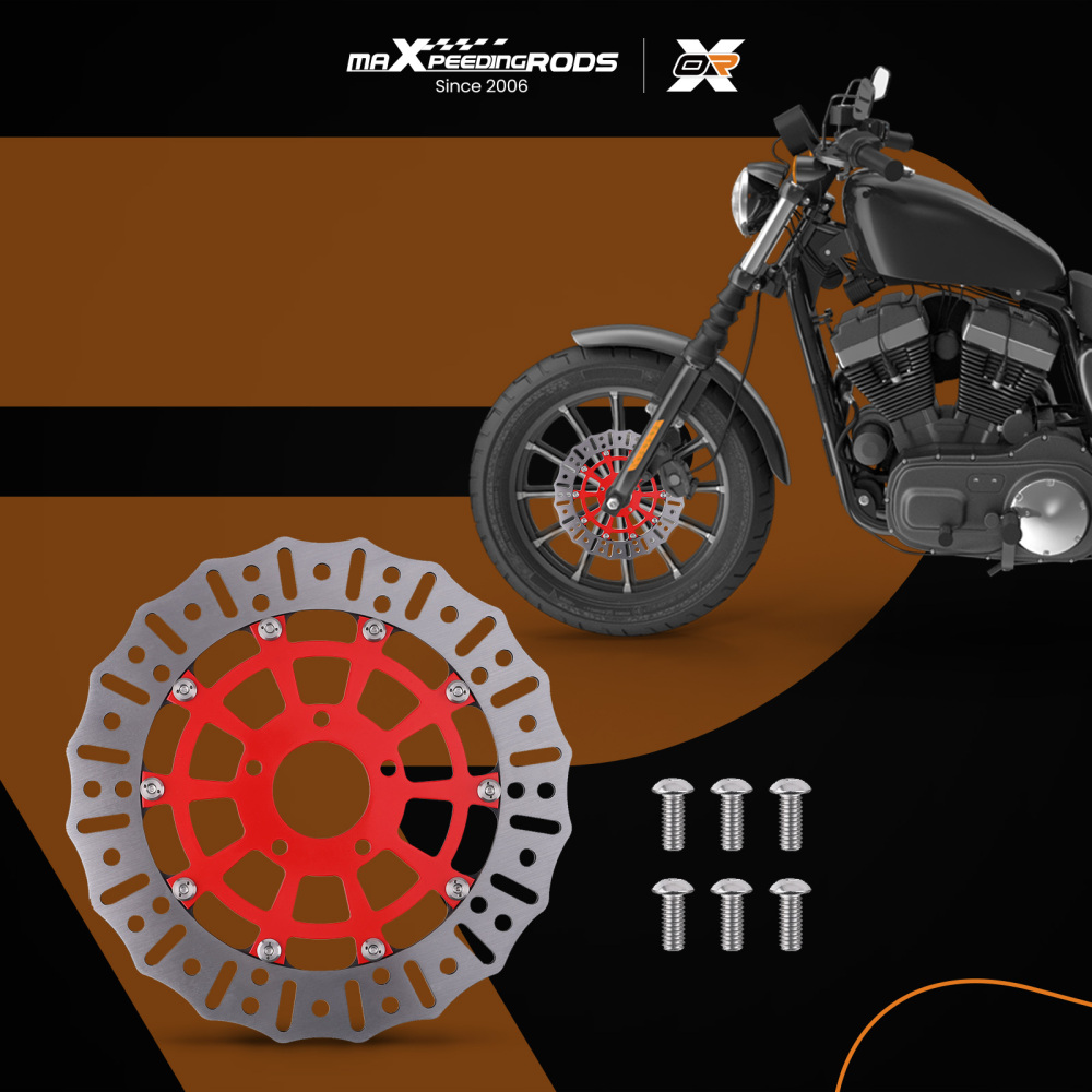 11.8in Floating Front Brake Rotor compatible for Harley-Davidson Touring 08-19 Trike 09-19