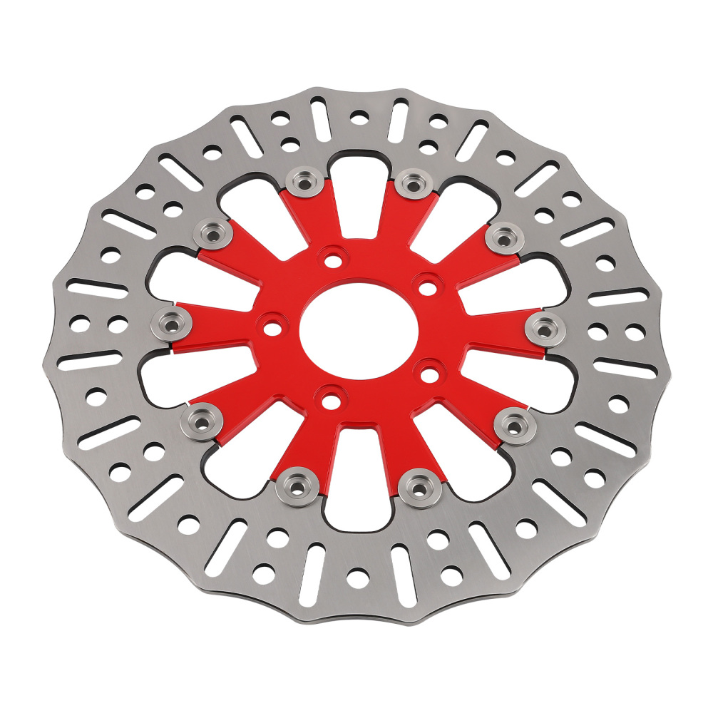 Floating Front Brake Rotor Disc compatible for Harley-Davidson Touring 08-19 Softail 15-24