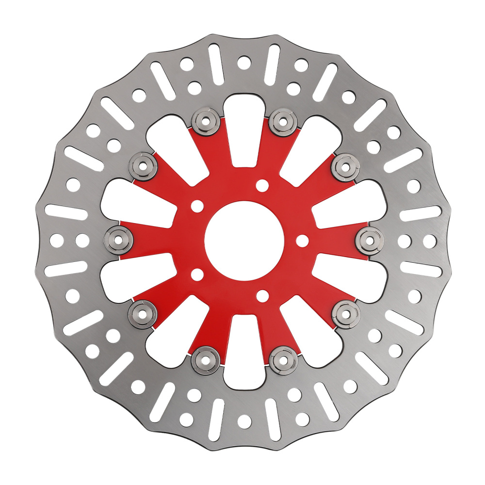 Floating Front Brake Rotor Disc compatible for Harley-Davidson Touring 08-19 Softail 15-24