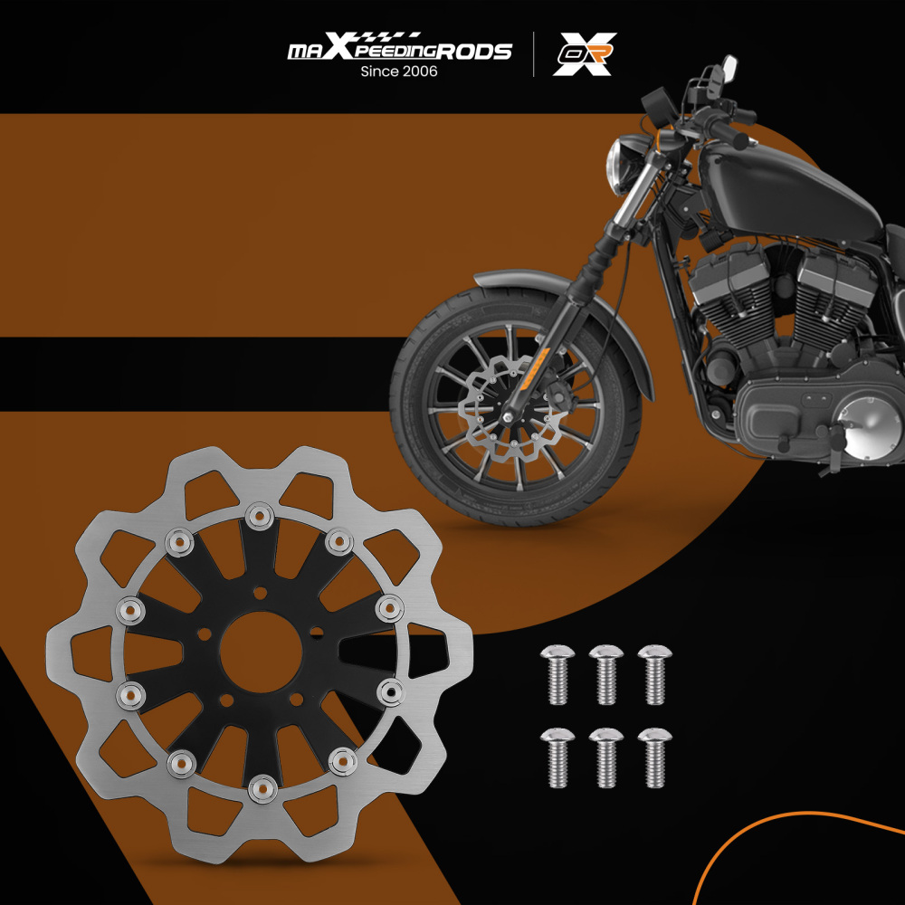 11.8 Front Floating Brake Rotors compatible for Harley-Davidson Touring 08-19 Trike 09-19