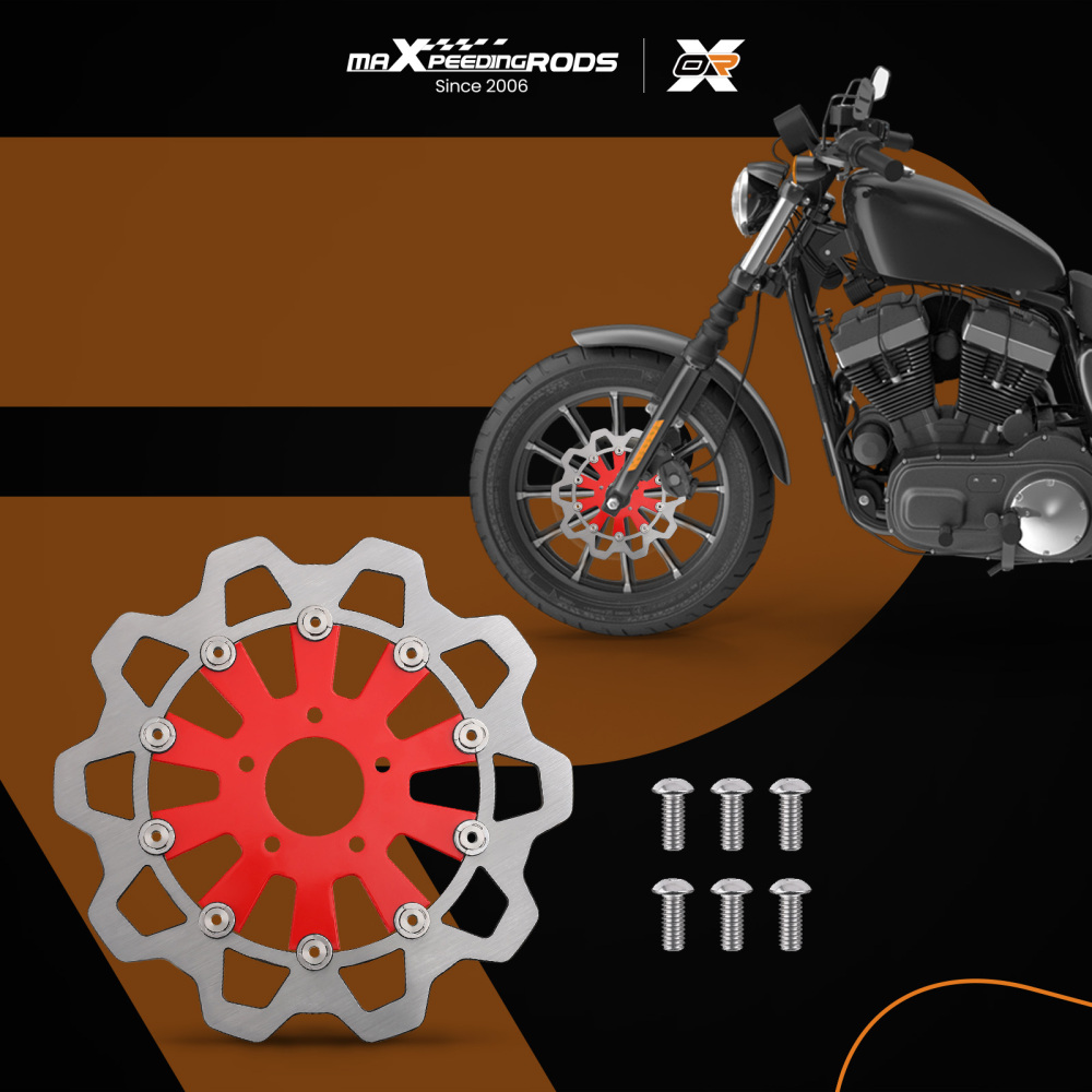 1* 11.8 Front Brake Rotor Disc compatible for Harley-Davidson Touring 08-19 Softail 15-24