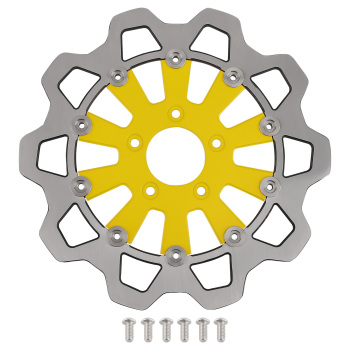 11.8in Front Floating Brake Rotor compatible for Harley-Davidson Trike 2009-19 Dyna 2006-17