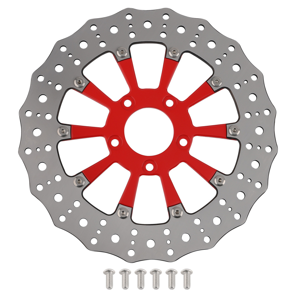 Front Brake Rotor compatible for Harley-Davidson Touring 08-19 Softail 15-24 5mm Thickness