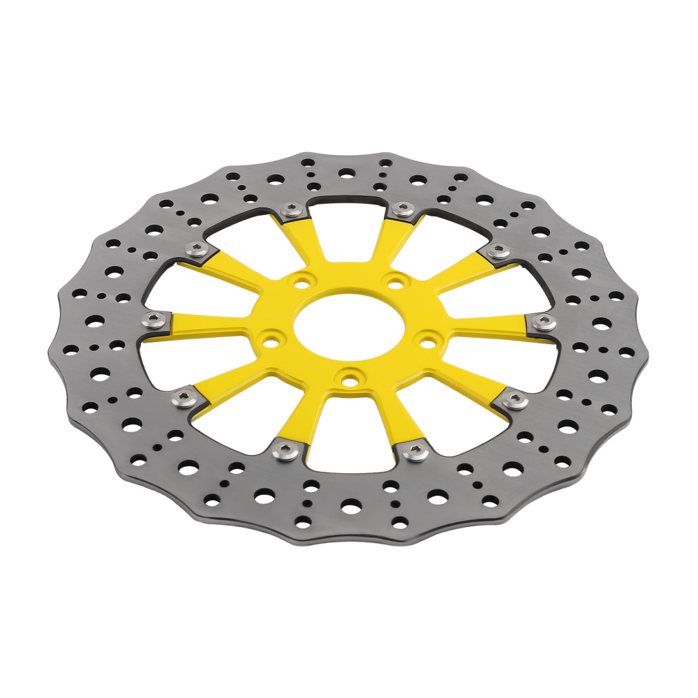 Floating 11.8in Front Brake Rotors compatible for Harley-Davidson Trike 09-19 Softail 15-24