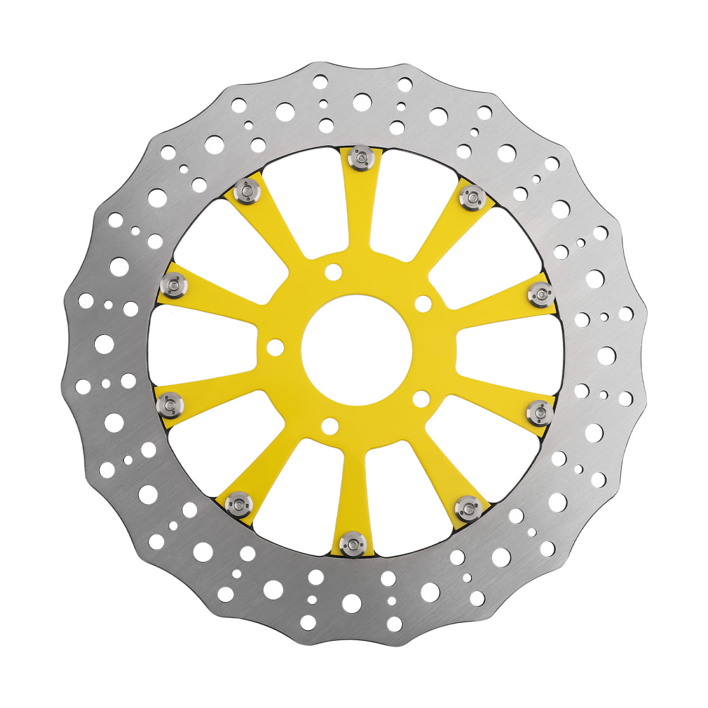 Floating 11.8in Front Brake Rotors compatible for Harley-Davidson Trike 09-19 Softail 15-24