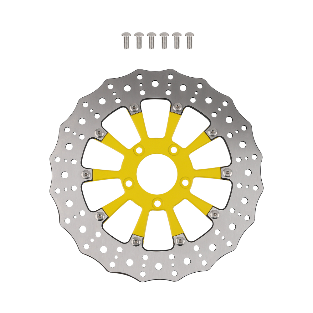 Floating 11.8in Front Brake Rotors compatible for Harley-Davidson Trike 09-19 Softail 15-24