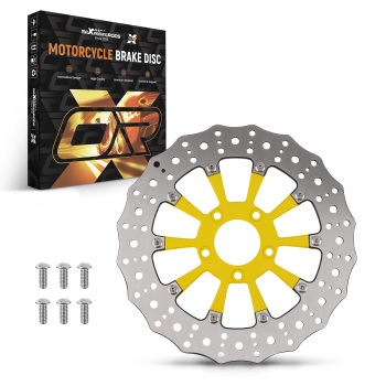 Floating 11.8in Front Brake Rotors compatible for Harley-Davidson Trike 09-19 Softail 15-24