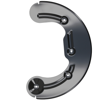 1*Front Right Brake Dust Shield compatible for Ford F-150 2004-2008 4L3Z-2K004-BA Black