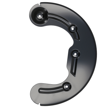 1*Front Right Brake Dust Shield compatible for Ford F-150 2004-2008 4L3Z-2K004-BA Black