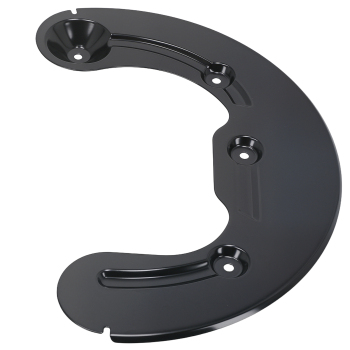 1*Front Right Brake Dust Shield compatible for Ford F-150 2004-2008 4L3Z-2K004-BA Black