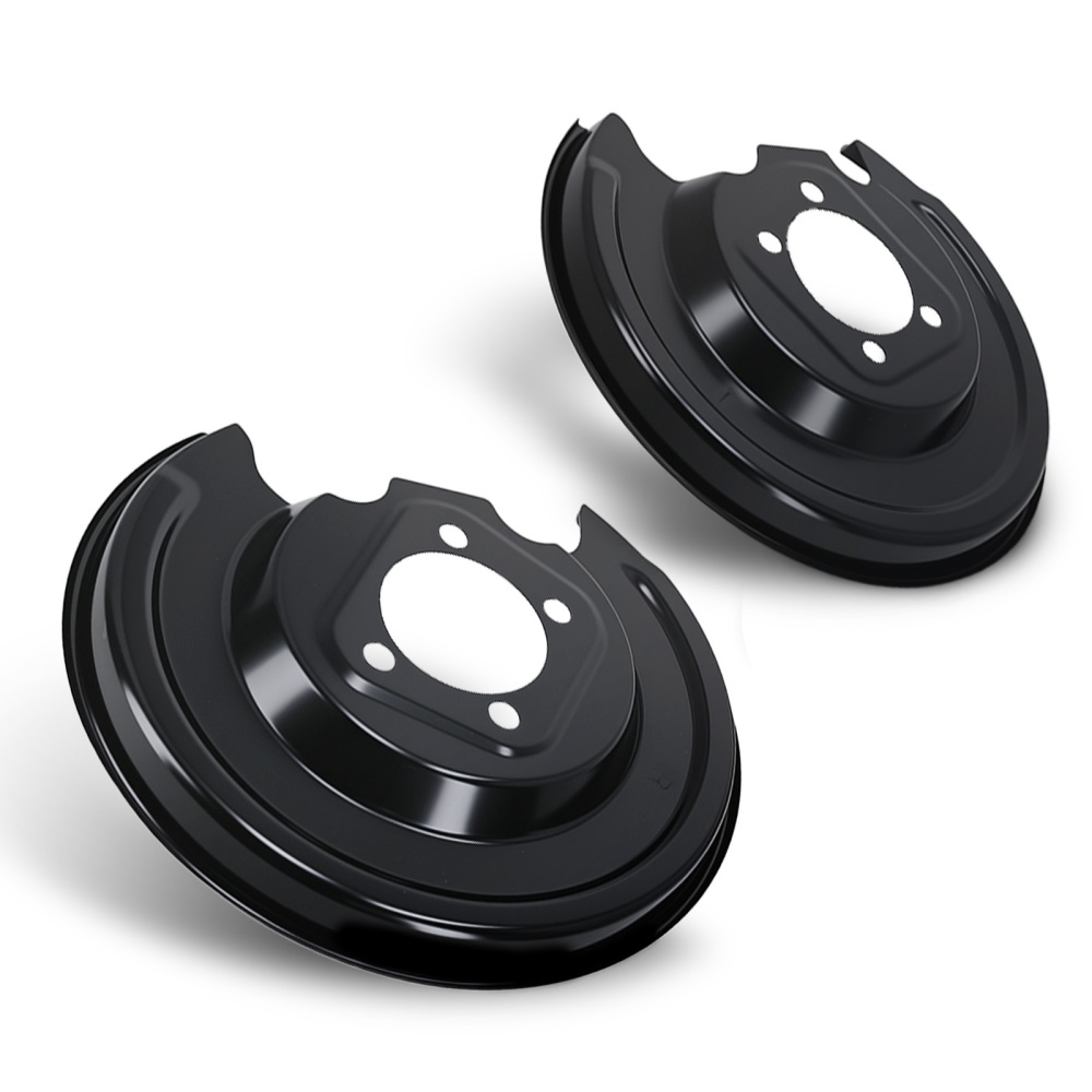 Pair Rear LHRH Brake Dust Shields compatible for Toyota Prius 2010-2015 L4 1.8L