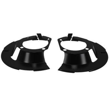 2PCS Brake Dust Shield Front compatible for Dodge Ram 1500/2500/3500 2000-2002 Black
