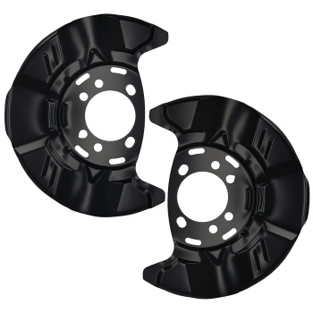 Front Brake Dust Shield Set compatible for Subaru Legacy 2005-2014 26290AG03A Black