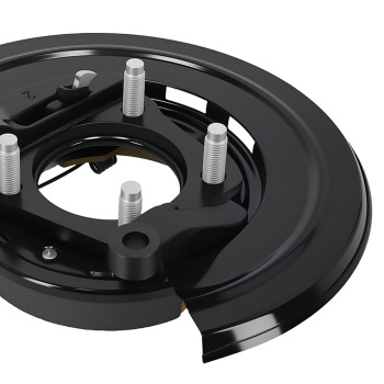 Rear Left Parking Brake Assy w/ Loaded Backing Plate for F-250 350 Super Duty