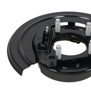 Rear Left Parking Brake Assy w/ Loaded Backing Plate for F-250 350 Super Duty