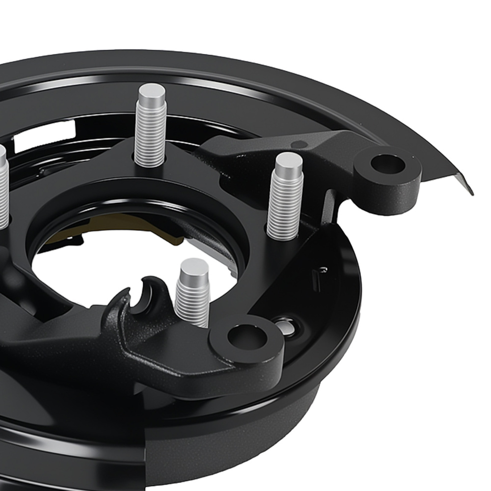 Rear Left Parking Brake Assy w/ Loaded Backing Plate for F-250 350 Super Duty