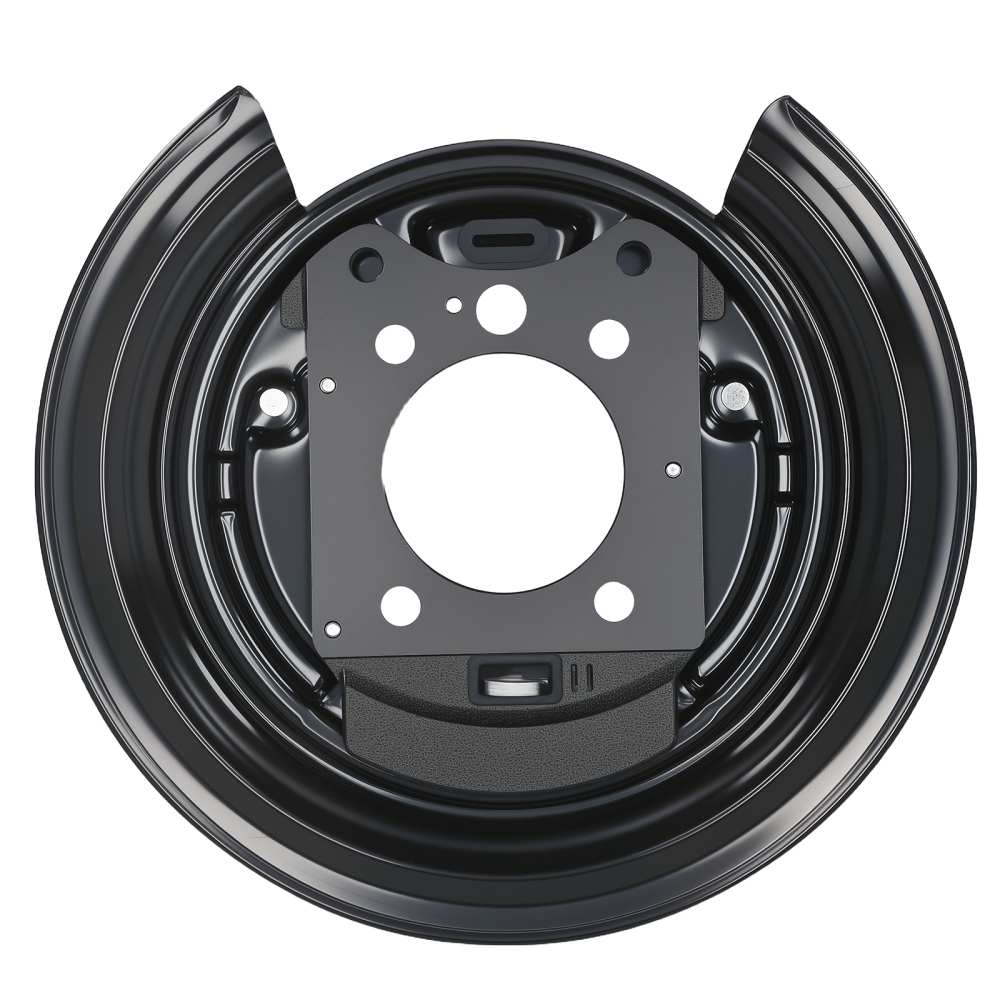 Pair Brake Dust Shield Rear Side compatible for Jeep Liberty 2008-12 / Compatible for Dodge Nitro 2007-11