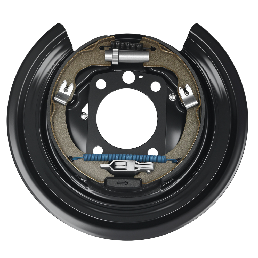 Pair Brake Dust Shield Rear Side compatible for Jeep Liberty 2008-12 / Compatible for Dodge Nitro 2007-11