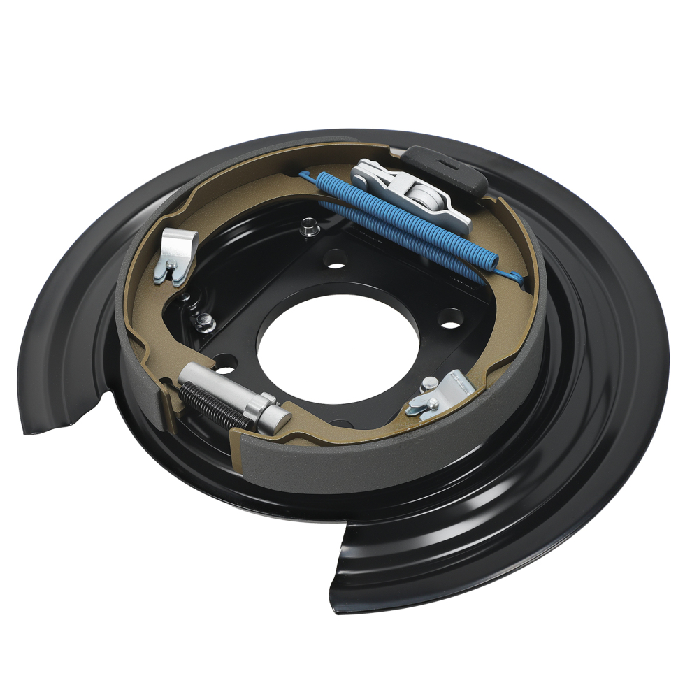 Pair Brake Dust Shield Rear Side compatible for Jeep Liberty 2008-12 / Compatible for Dodge Nitro 2007-11