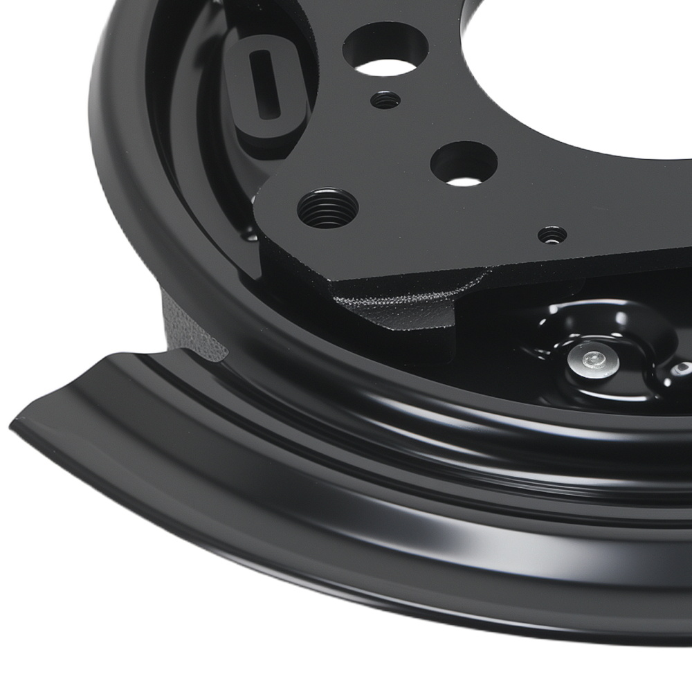 Pair Brake Dust Shield Rear Side compatible for Jeep Liberty 2008-12 / Compatible for Dodge Nitro 2007-11