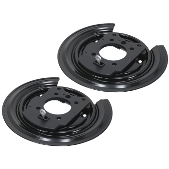 Pair Brake Dust Shield Rear Side compatible for Jeep Liberty 2008-12 / Compatible for Dodge Nitro 2007-11