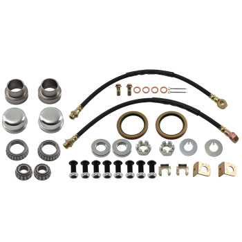 Disc Brake Conversion Kit compatible for Ford Deluxe 1937-1948 Round Back Style Spindles