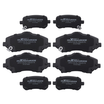 Front Rear Brake Pads Set compatible for Dodge Grand Caravan/Compatible for Chrysler TownCountry 2008-12
