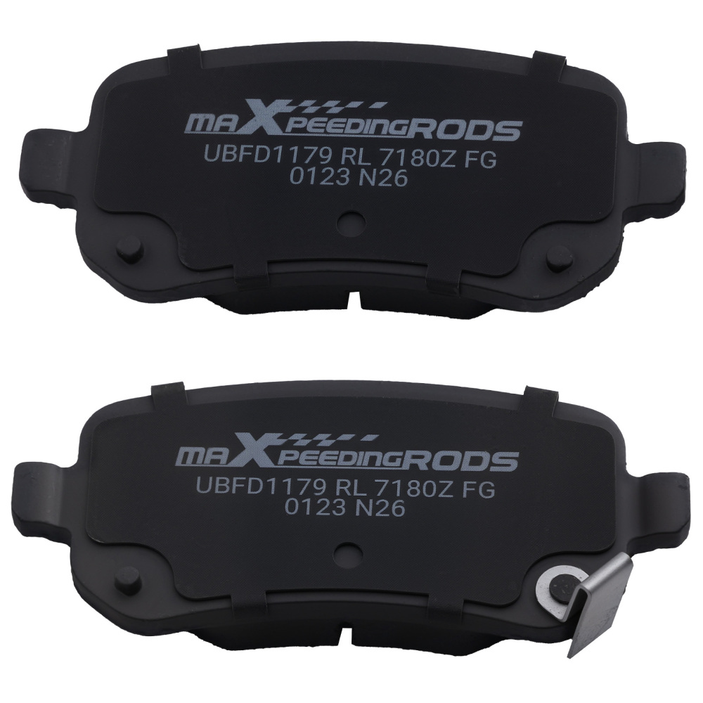 Front Rear Brake Pads Set compatible for Dodge Grand Caravan/Compatible for Chrysler TownCountry 2008-12