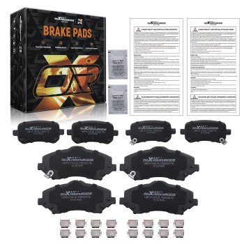 Front Rear Brake Pads Set compatible for Dodge Grand Caravan/Compatible for Chrysler TownCountry 2008-12