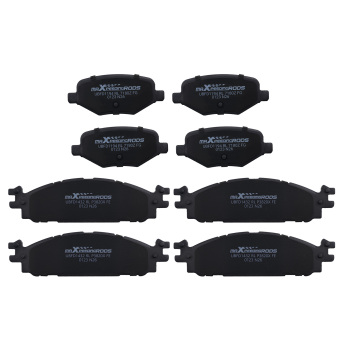 Front Rear Brake Pads Set compatible for Ford Explorer 2011-19/Flex 2009-17/Taurus 2010-19