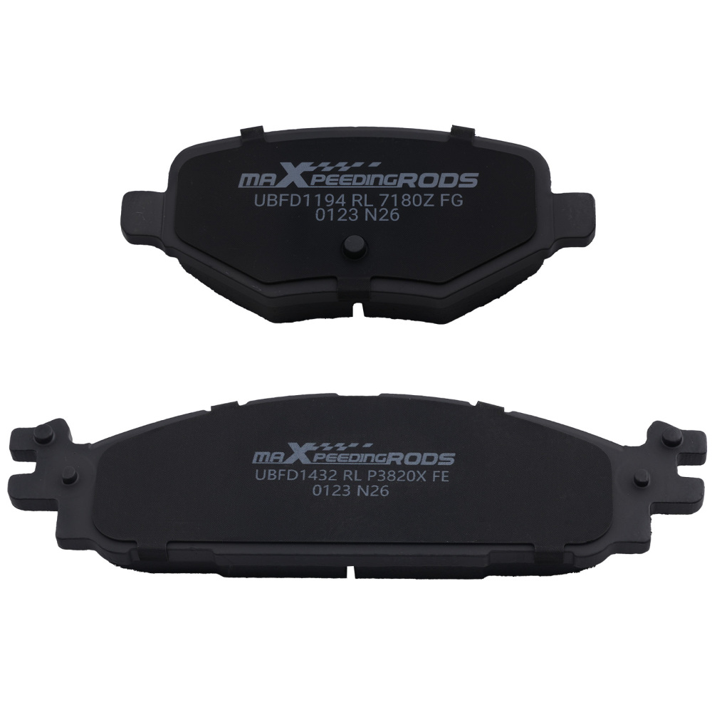 Front Rear Brake Pads Set compatible for Ford Explorer 2011-19/Flex 2009-17/Taurus 2010-19