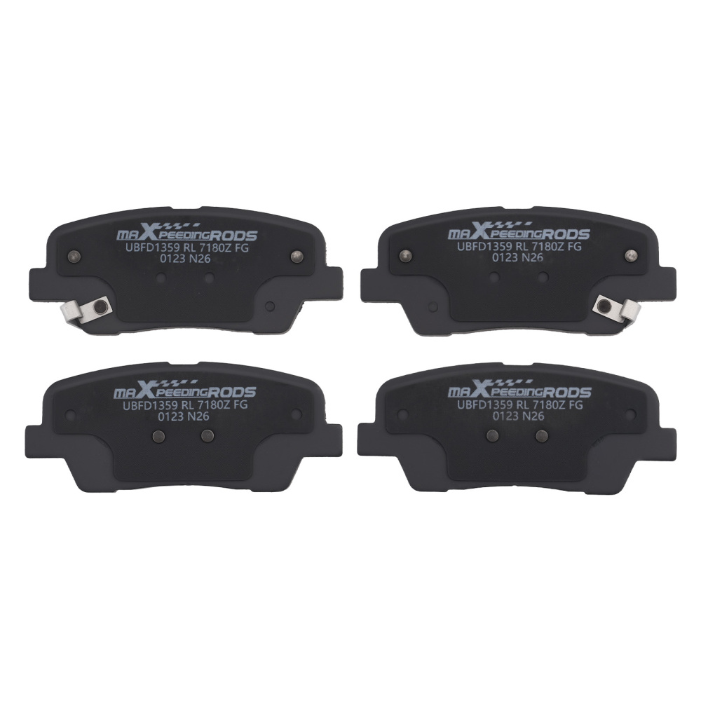 Front Rear Brake Pads Set compatible for Hyundai Santa Fe 2010-2012/Compatible for Kia Sorento 2011-2015