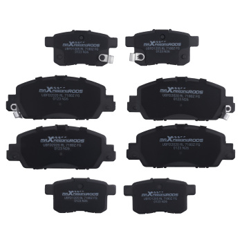 Front and Rear Ceramic Brake Pads compatible for Honda Accord 2013-2017 EX EX-L D1451 D1654