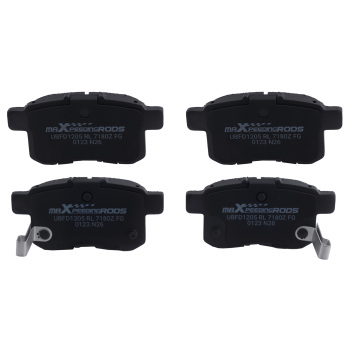 Front and Rear Ceramic Brake Pads compatible for Honda Accord 2013-2017 EX EX-L D1451 D1654