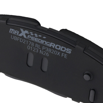 Front Rear Brake Pads Set compatible for Ford Explorer Flex Taurus 2013-2019 w/Hardwares