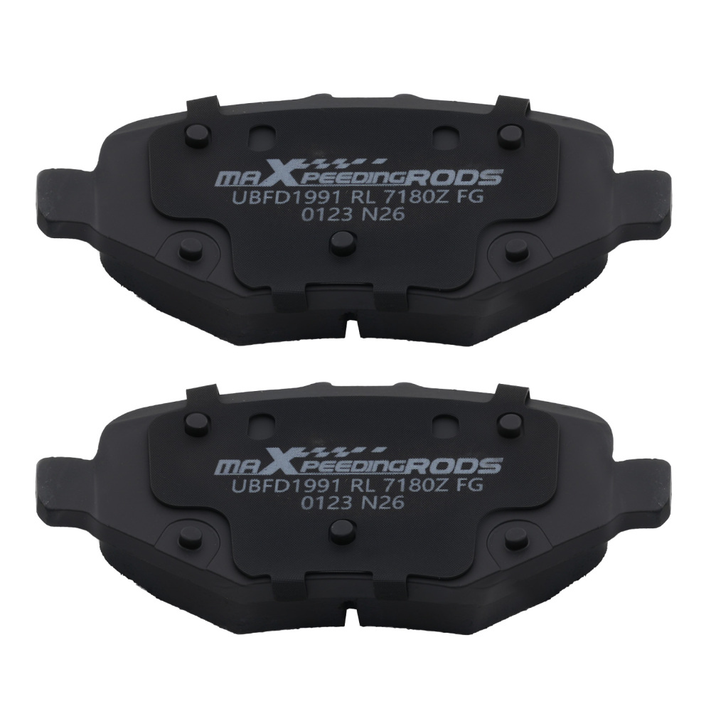 Front Rear Brake Pads Set compatible for Ford Explorer Flex Taurus 2013-2019 w/Hardwares