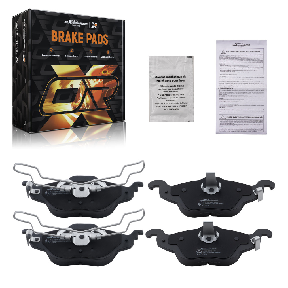 Front Brake Pads Set compatible for Opel Astra G F70 1998-2005/G T98 1998-2009 1605000