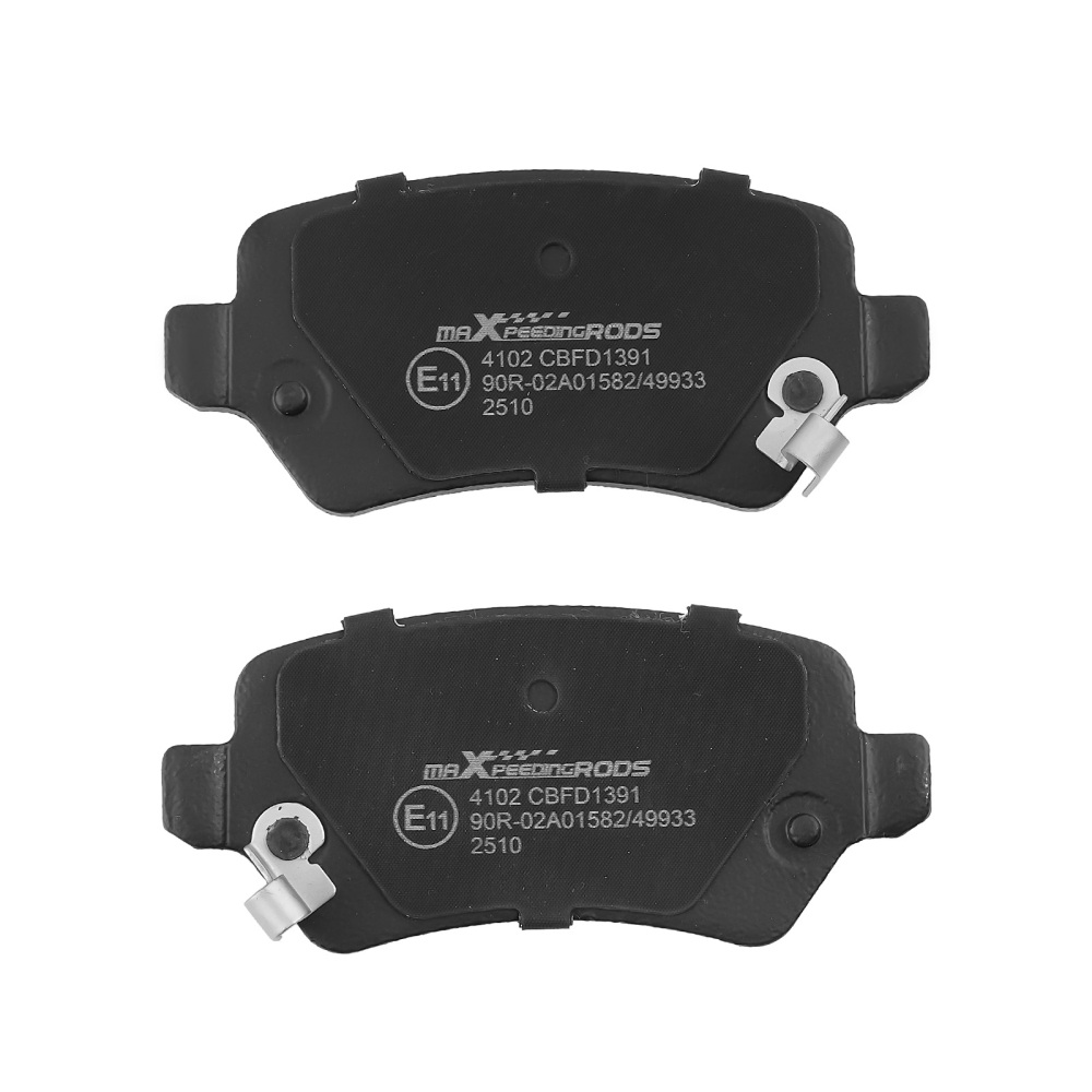 Rear Brake Pads Set compatible for Vauxhall Astra Astravan Combo Meriva Zafira 93169143