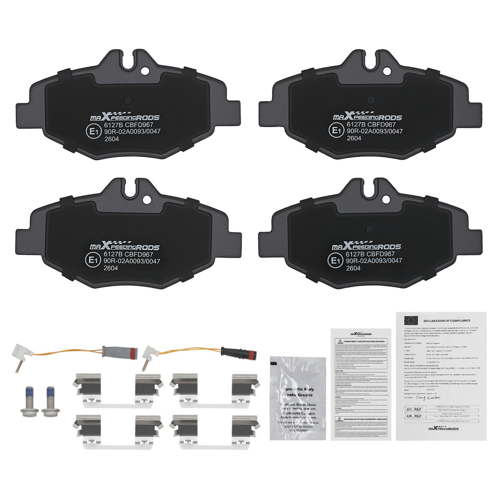 Front LR Brake Pads compatible for Mercedes E220 CDI E320 E270 CDI W211 2002-09 0034209920