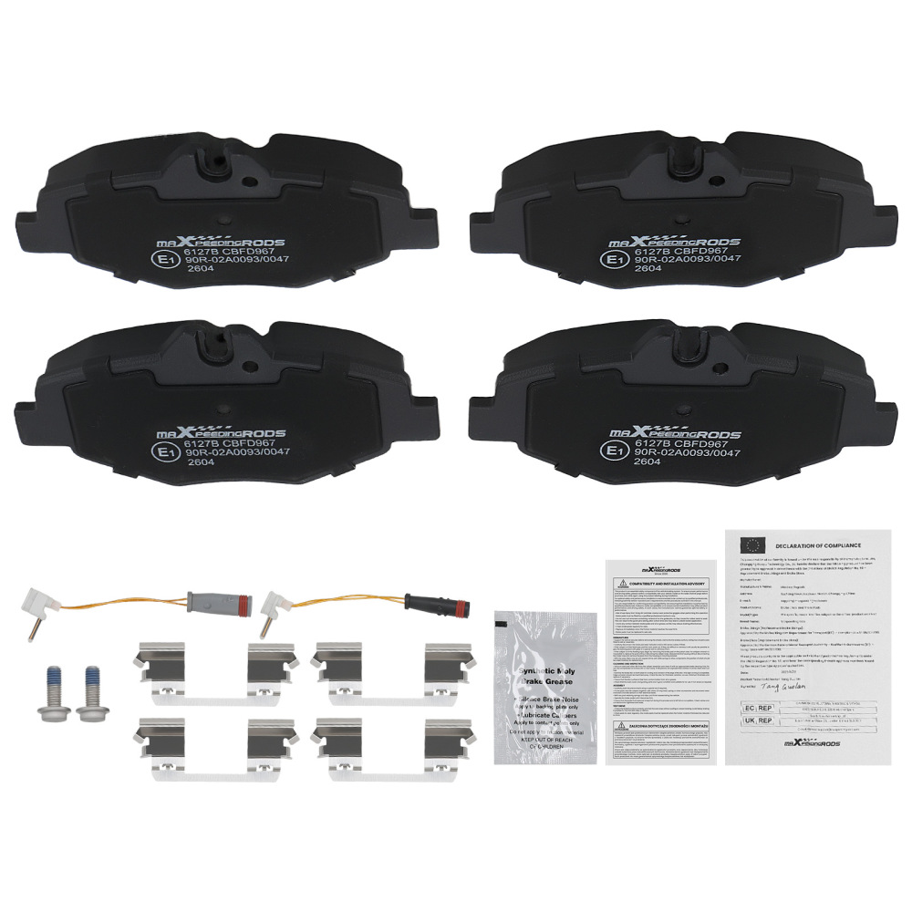 Front LR Brake Pads compatible for Mercedes E220 CDI E320 E270 CDI W211 2002-09 0034209920