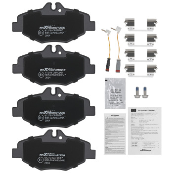 4pcs Front Brake Pads compatible for Mercedes E270/E320/E220 S211 2002-2009 0044207920