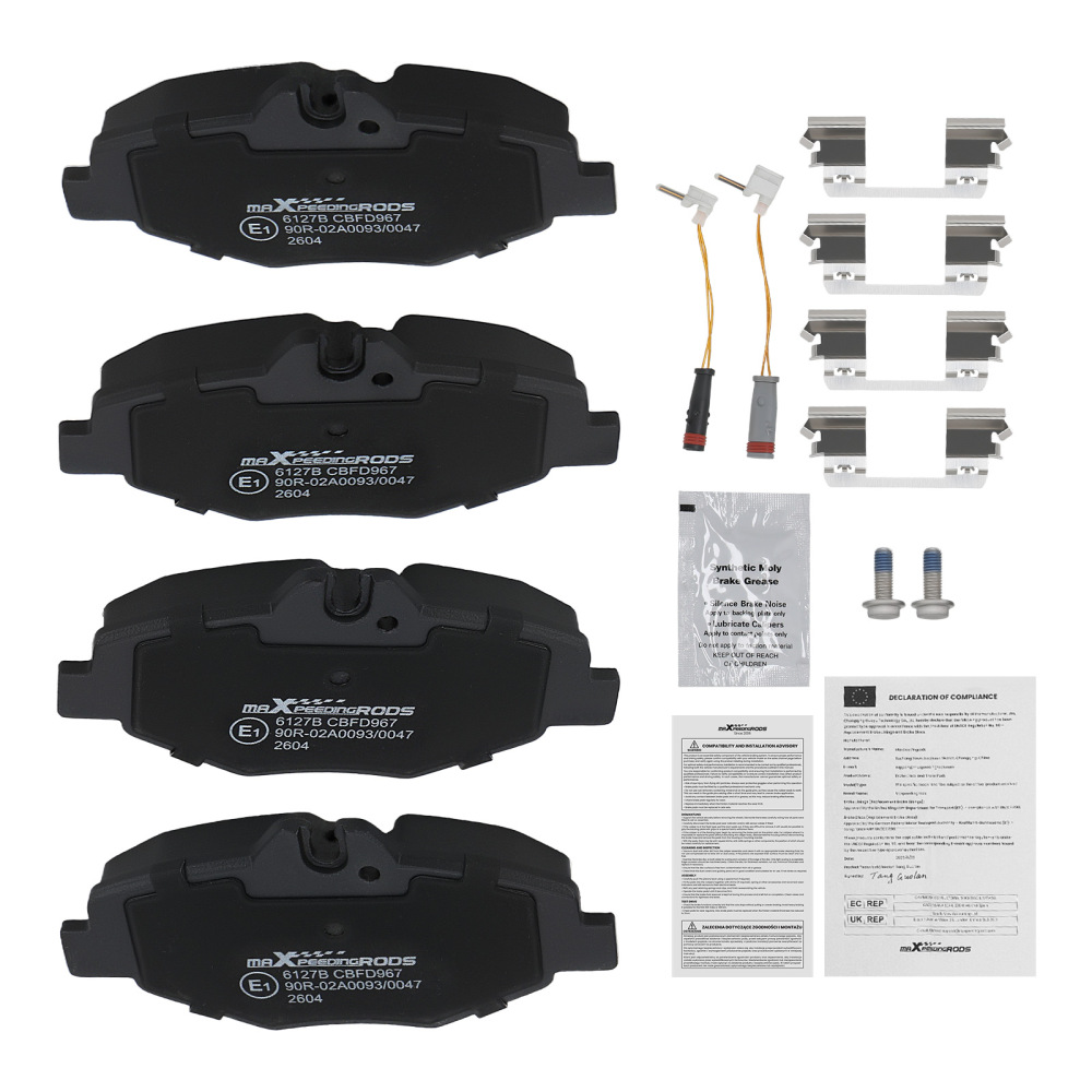 Front LR Brake Pads compatible for Mercedes E220 CDI E320 E270 CDI W211 2002-09 0034209920