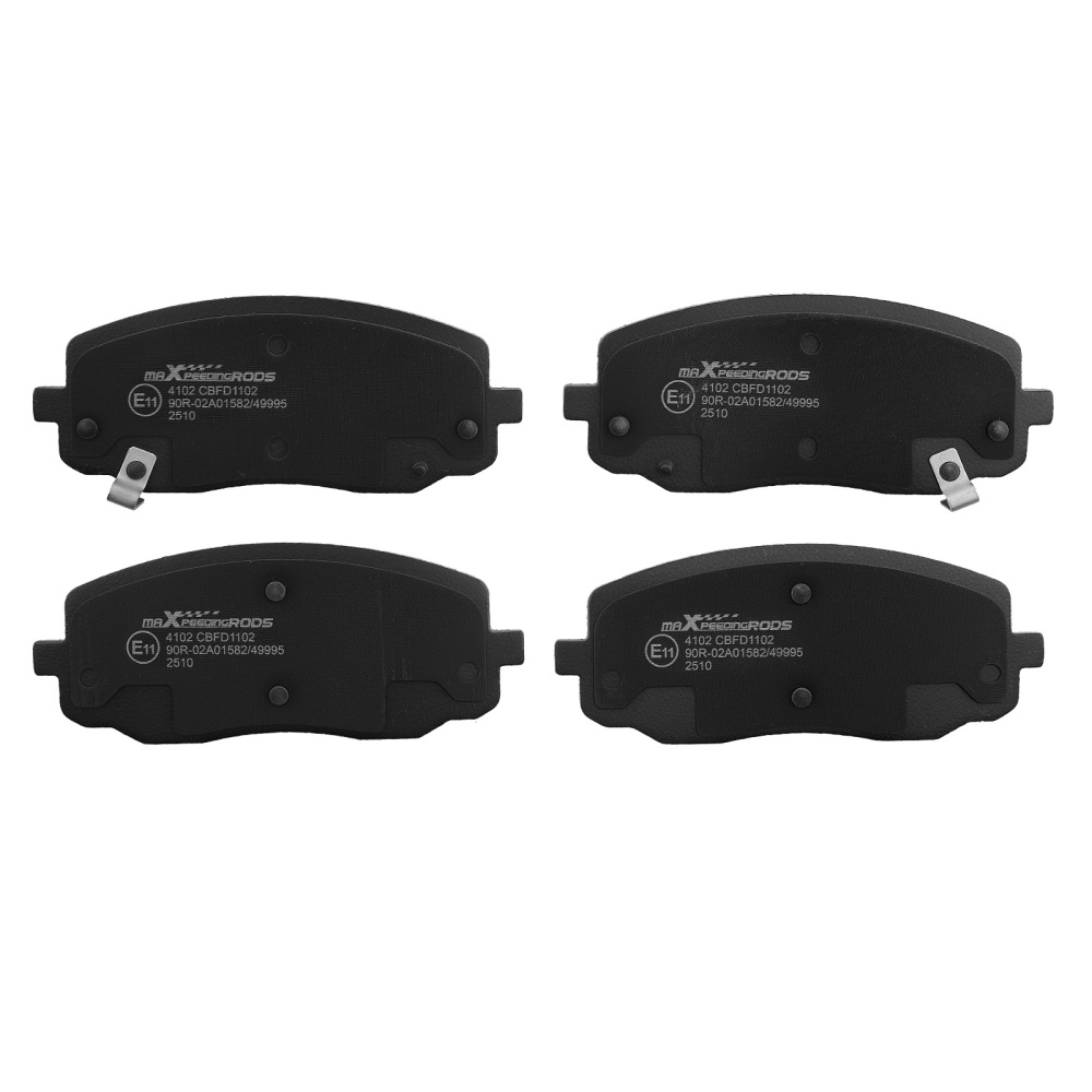 Kit 4 Pastiglie Freno compatibile per Hyundai i10 i20 compatibile per Kia Picanto 5810107A10