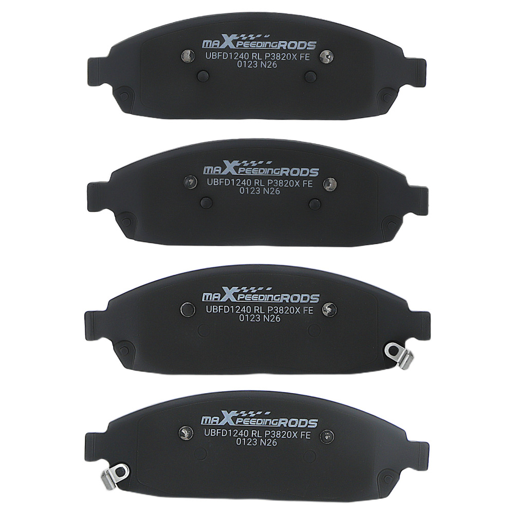 Front Rear Brake Pads Set compatible for Jeep Commander 2006-2010/Grand Cherokee 2005-2010