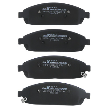 Front Rear Brake Pads Set compatible for Jeep Commander 2006-2010/Grand Cherokee 2005-2010