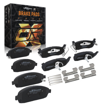 Front Rear Brake Pads Set compatible for Jeep Commander 2006-2010/Grand Cherokee 2005-2010