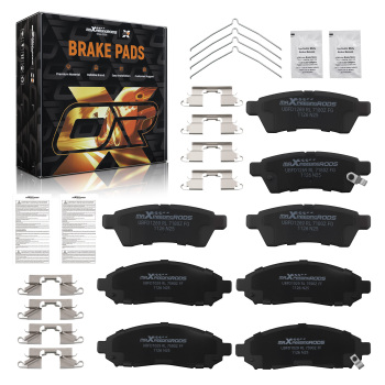Front Rear Ceramic Brake Pads compatible for Nissan Frontier 2005-2024/Xterra 2005-2015