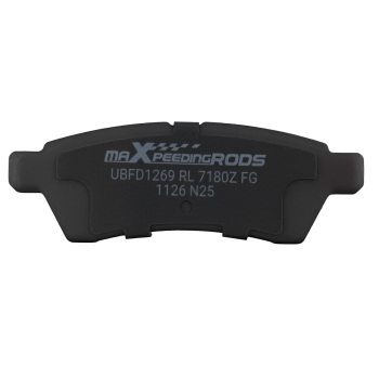 Front Rear Ceramic Brake Pads compatible for Nissan Frontier 2005-2024/Xterra 2005-2015