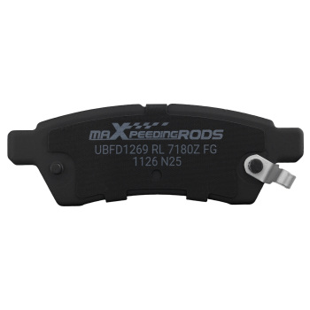 Front Rear Ceramic Brake Pads compatible for Nissan Frontier 2005-2024/Xterra 2005-2015